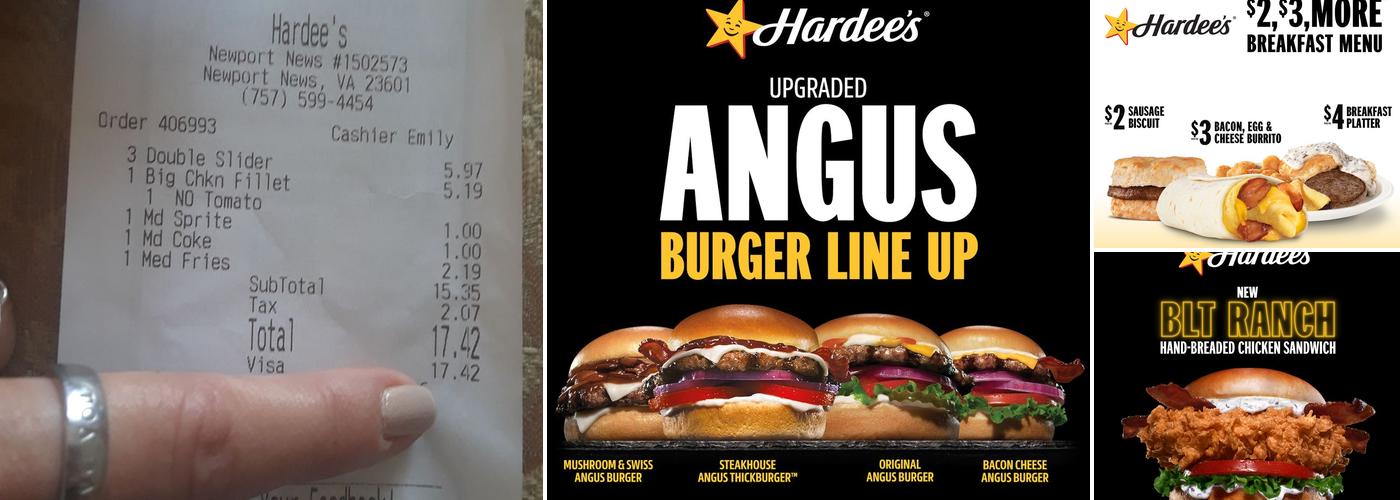 Hardee's Menu