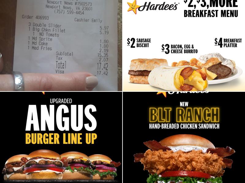 Hardee's Menu