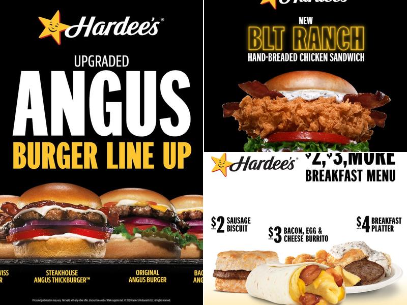Hardee's Menu