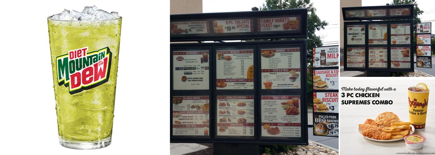 Bojangles Menu