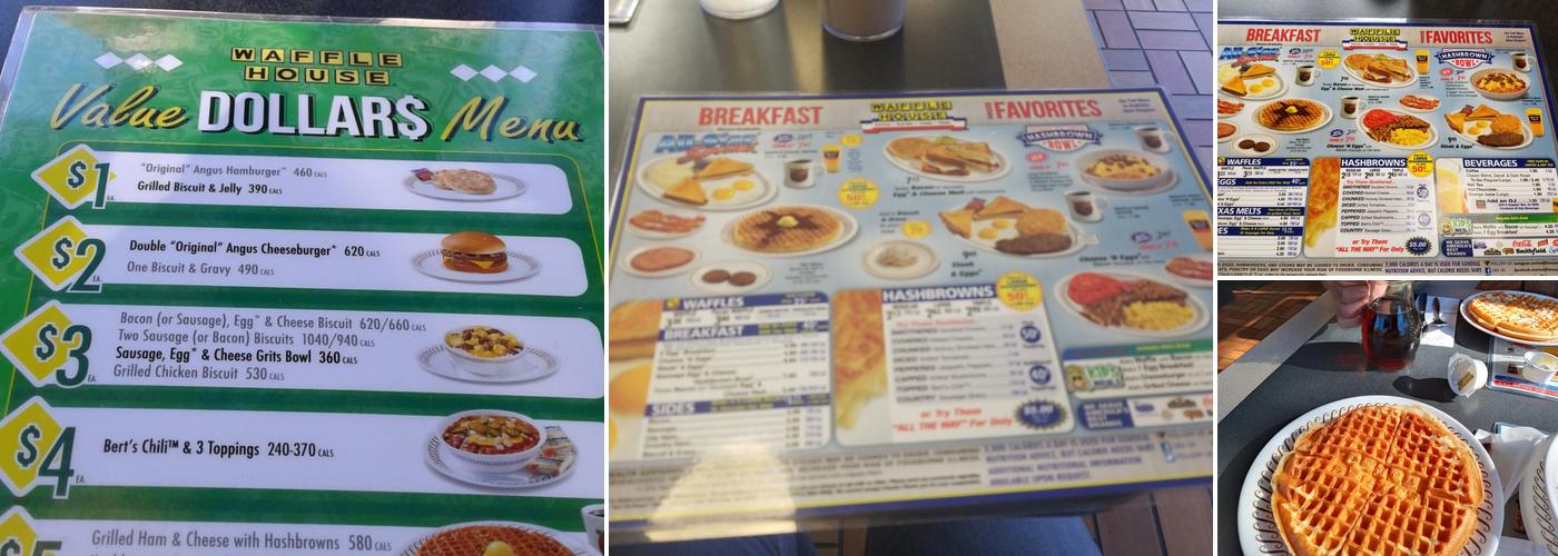 Waffle House Menu