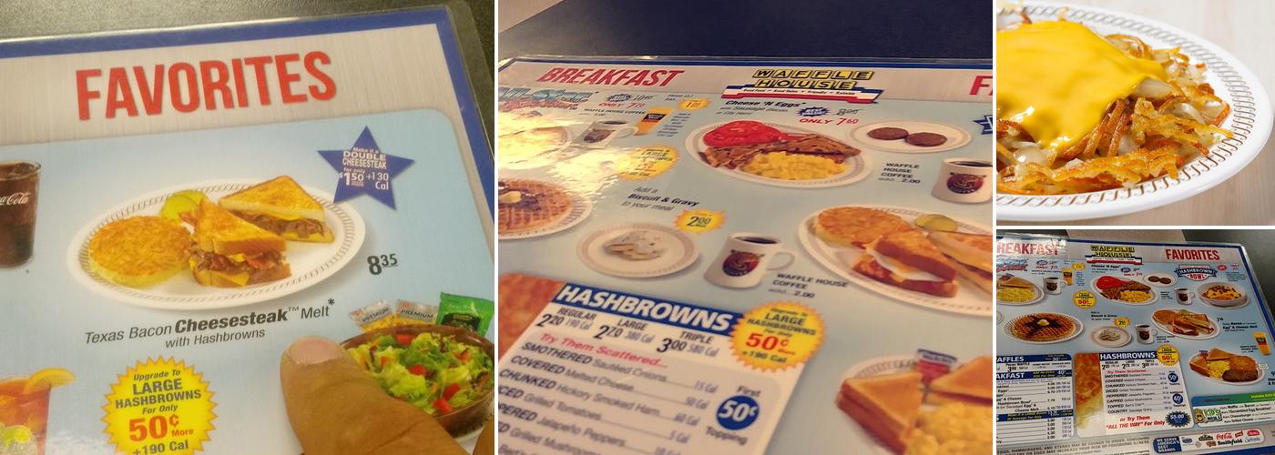 Waffle House Menu