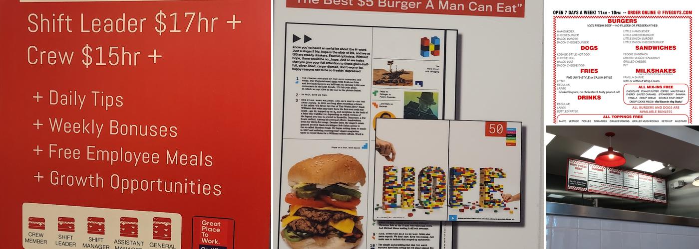 Five Guys Menu