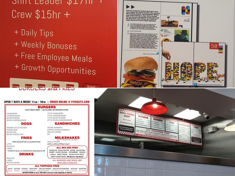 Five Guys Menu