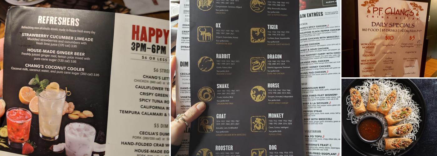 P.F. Chang's Menu