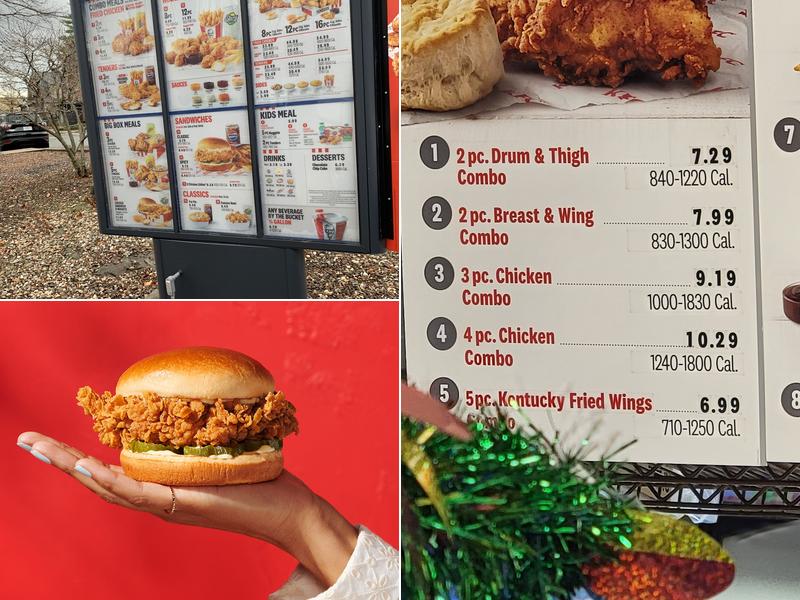 KFC Menu