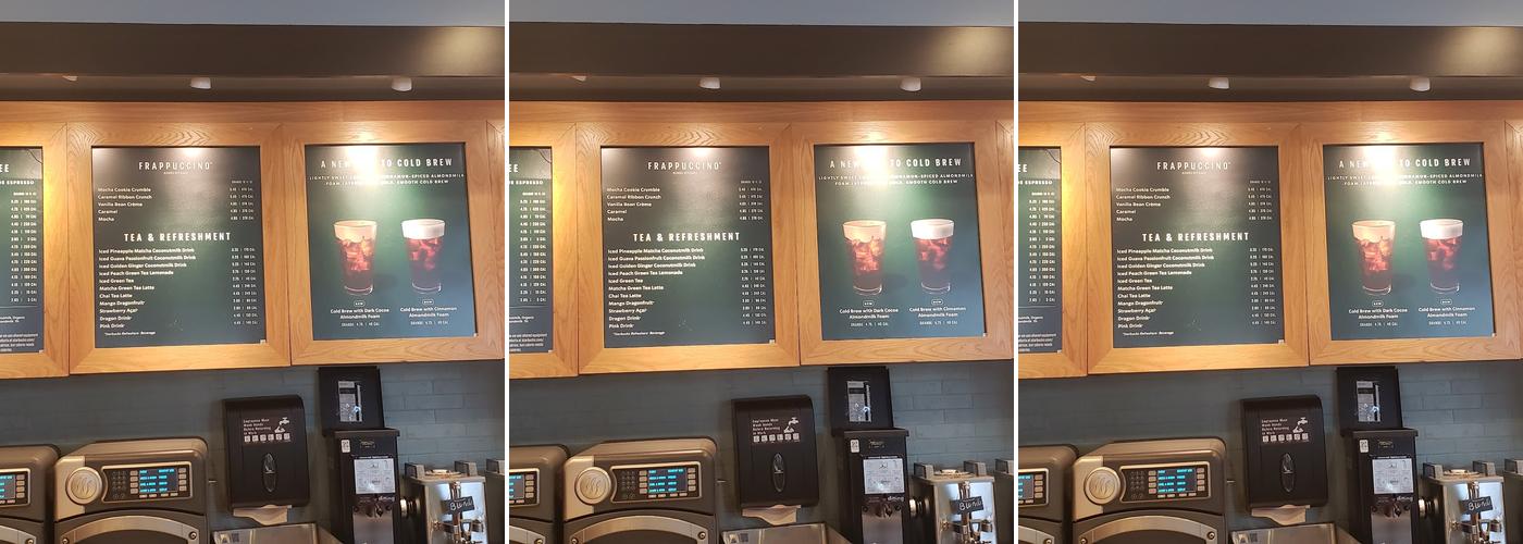 Starbucks Menu