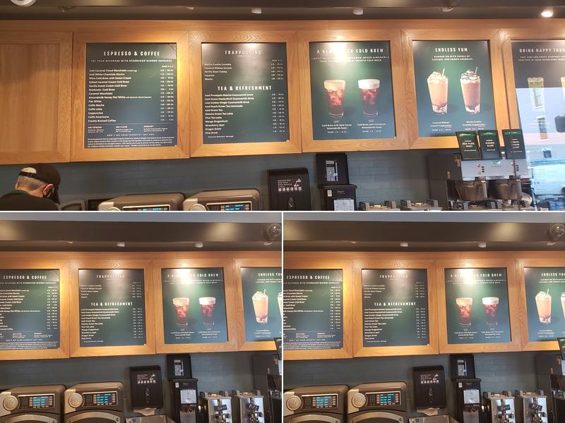 Starbucks Menu