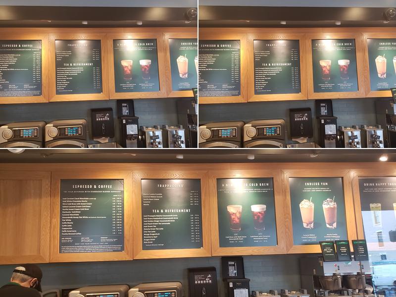 Starbucks Menu