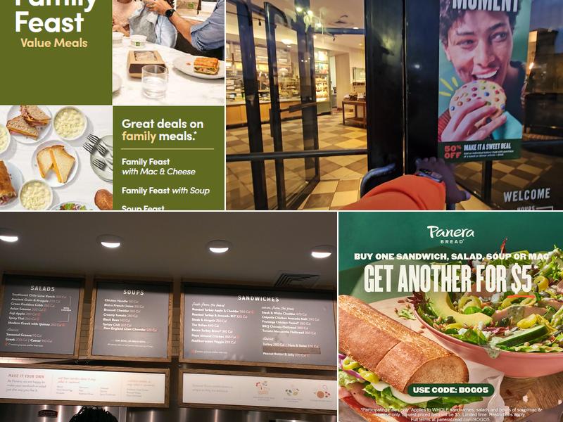 Panera Bread Menu