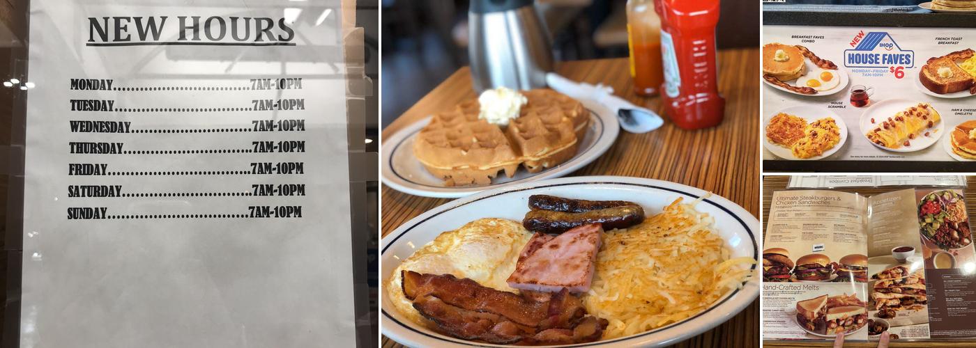 IHOP Menu