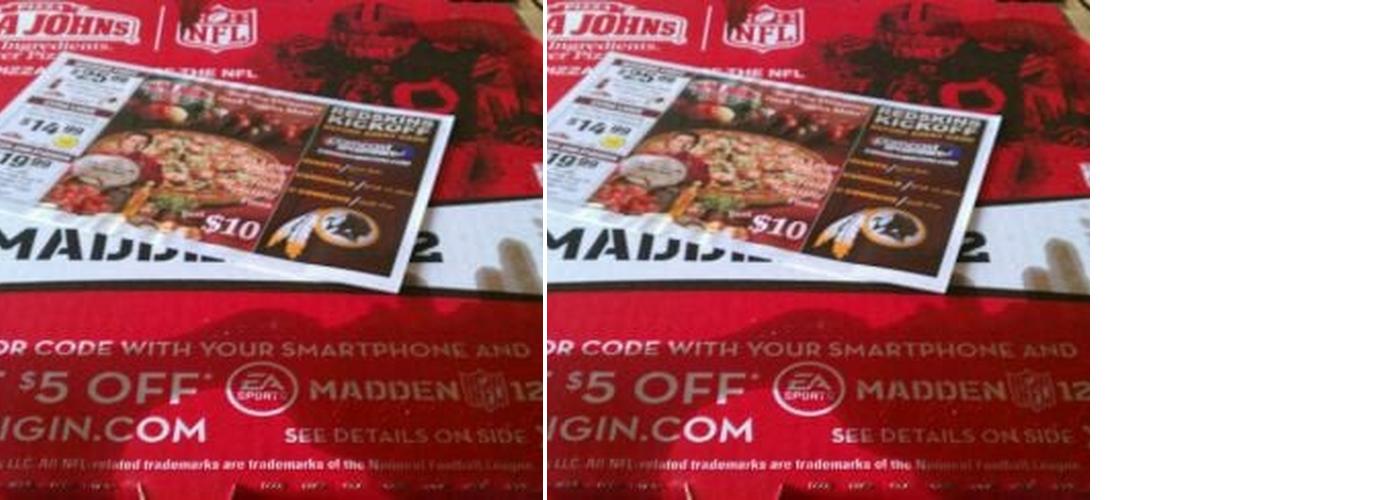 Papa Johns Pizza Menu