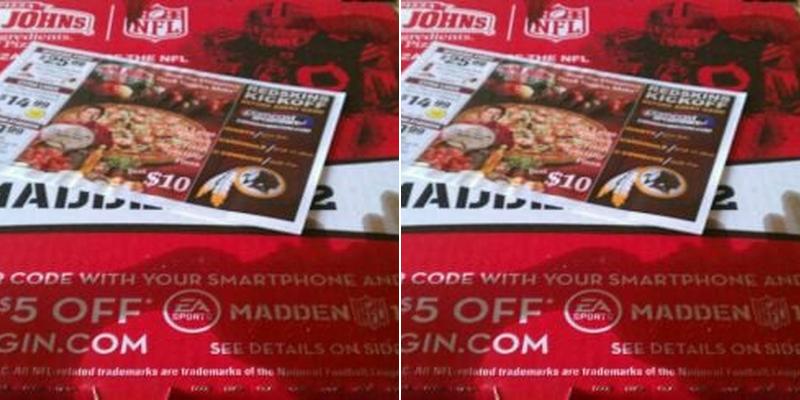 Papa Johns Pizza Menu