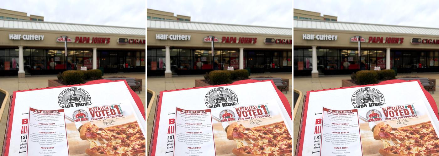 Papa Johns Pizza Menu