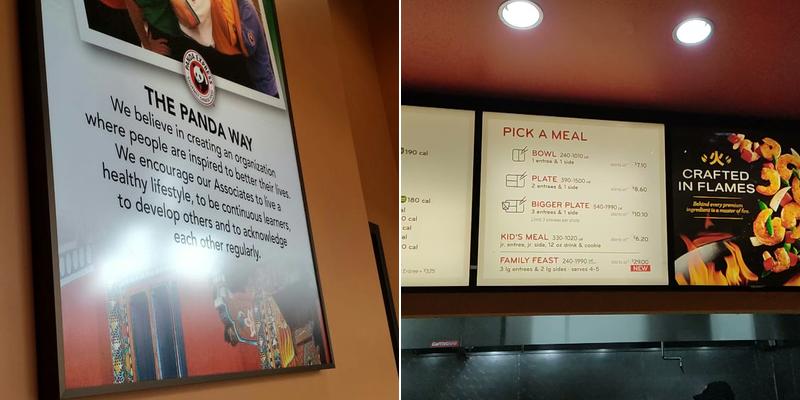 Panda Express Menu