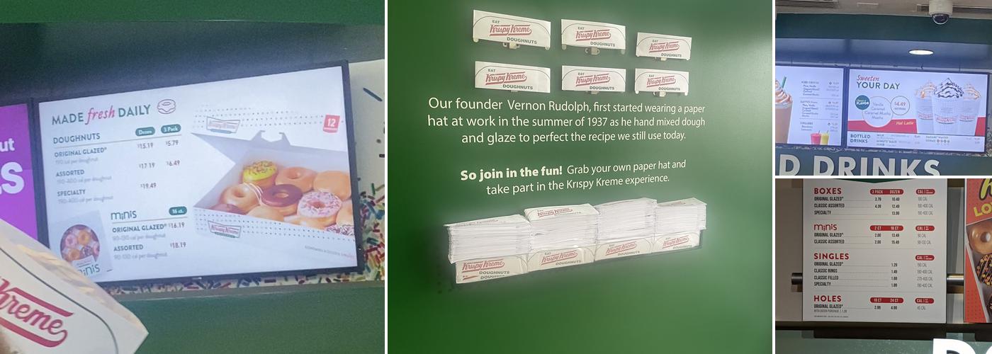 Krispy Kreme Menu