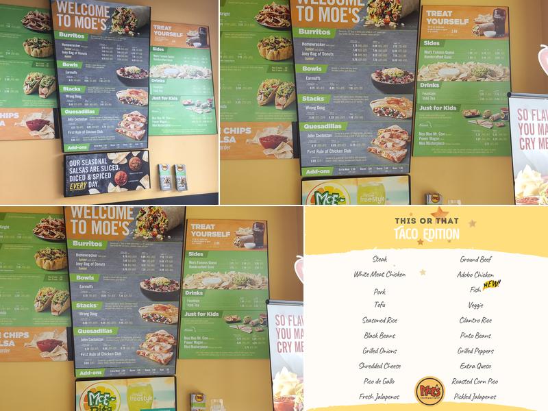 Moe's Southwest Grill Menu