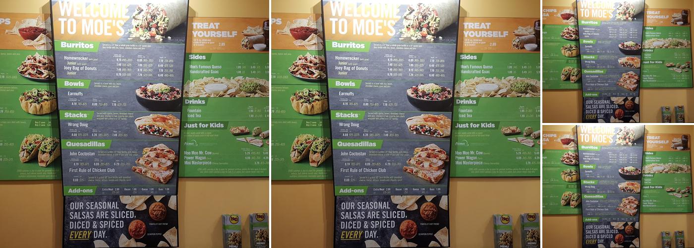 Moe's Southwest Grill Menu