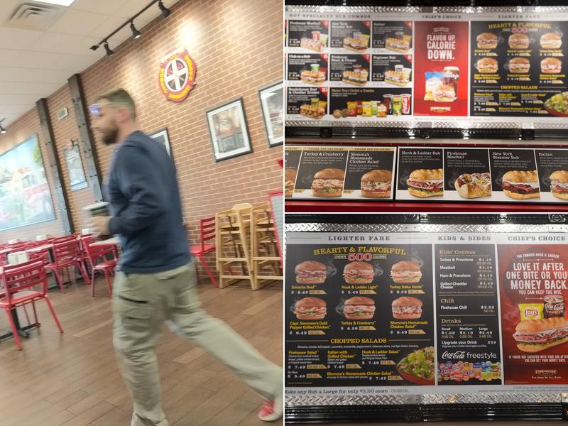 Firehouse Subs Engleside Plaza Menu