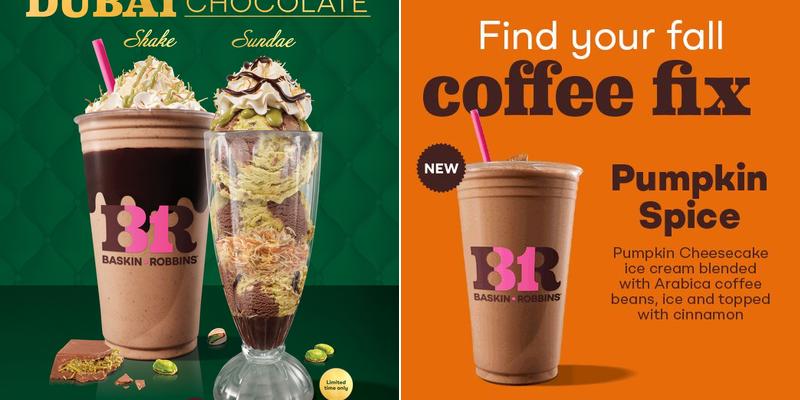 Baskin-Robbins Menu