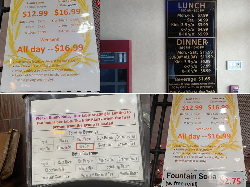 Hibachi Grill & Supreme Buffet Menu