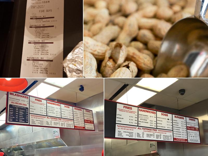 Five Guys Menu