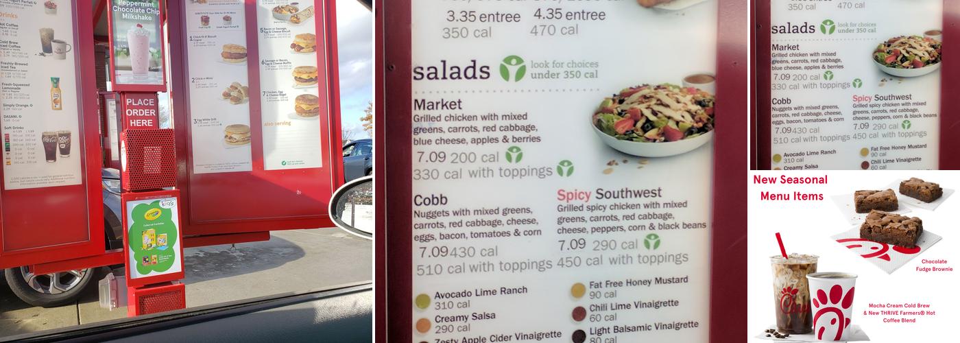 Chick-fil-A Menu