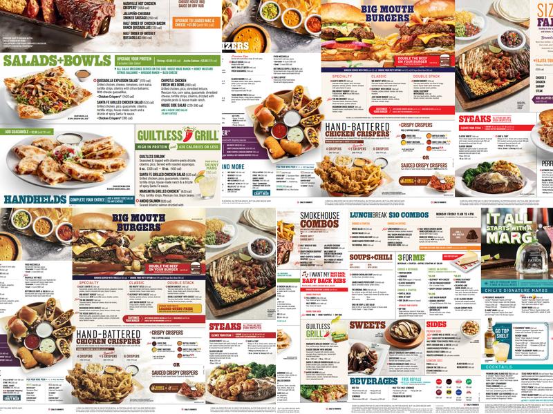 Chili's Grill & Bar Menu