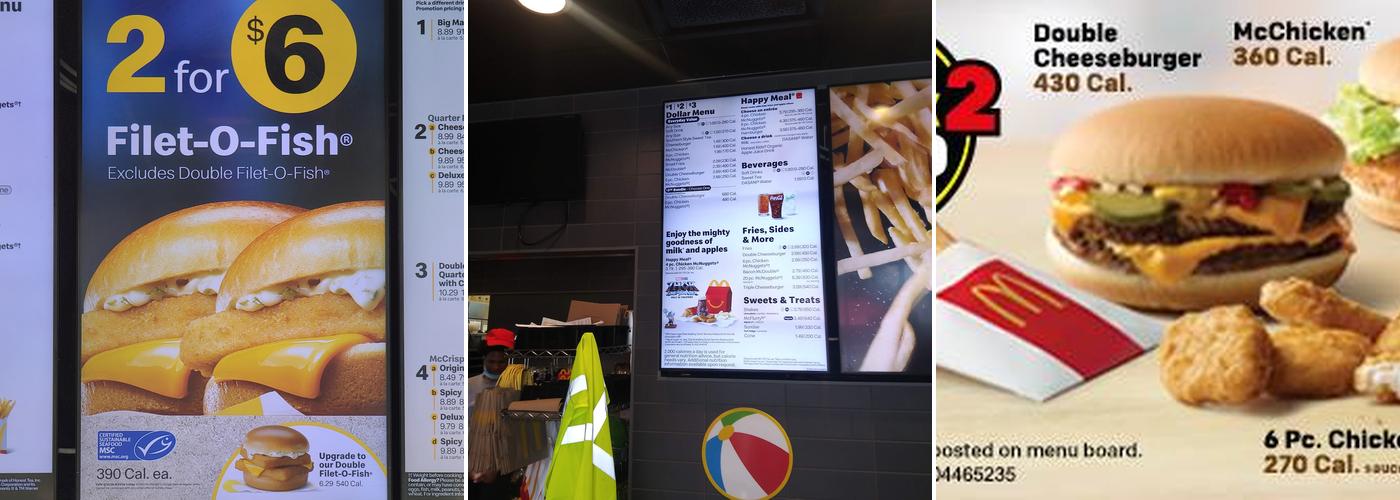 McDonald's Menu