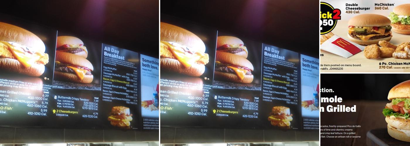 McDonald's Menu