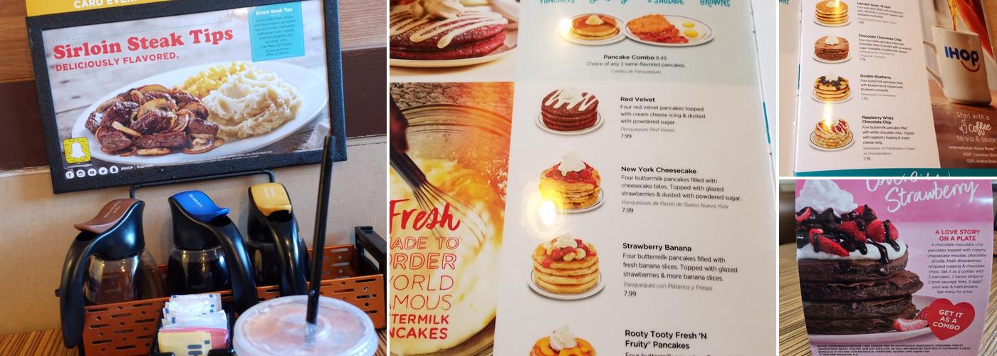 IHOP Menu