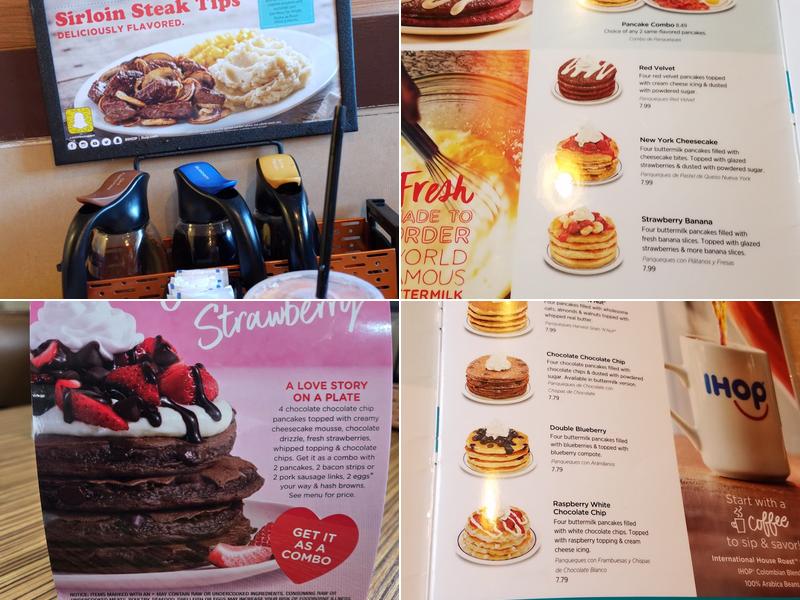 IHOP Menu