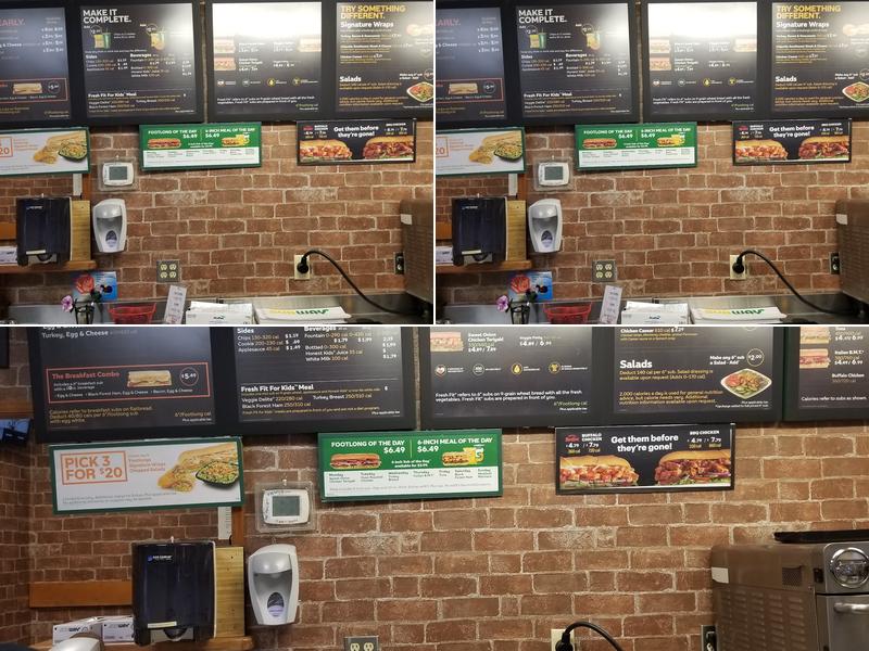 SUBWAY Menu
