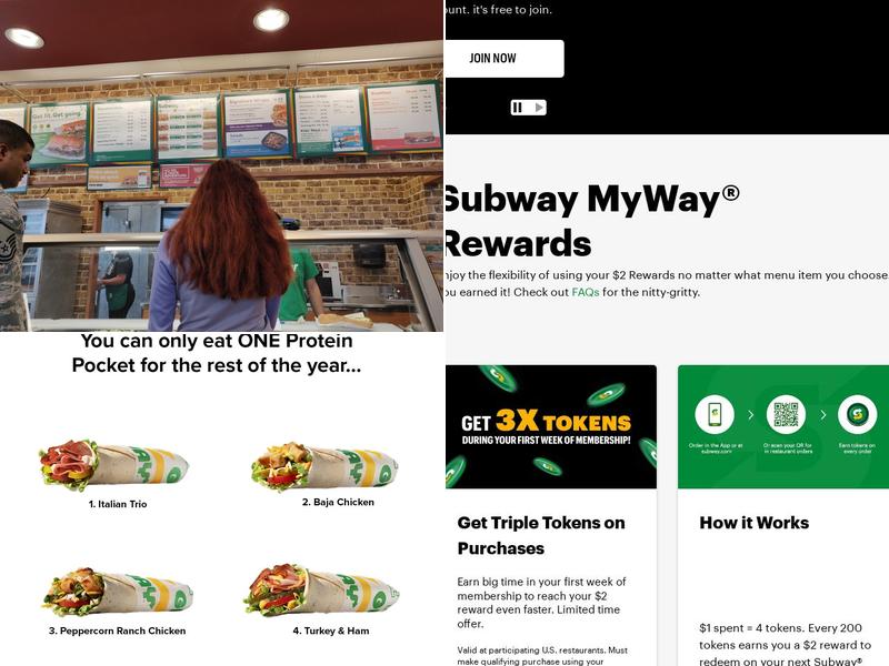 Subway Menu