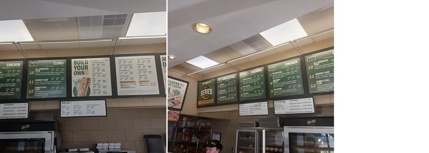 Subway Menu