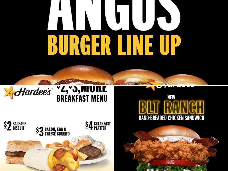 Hardee's Menu