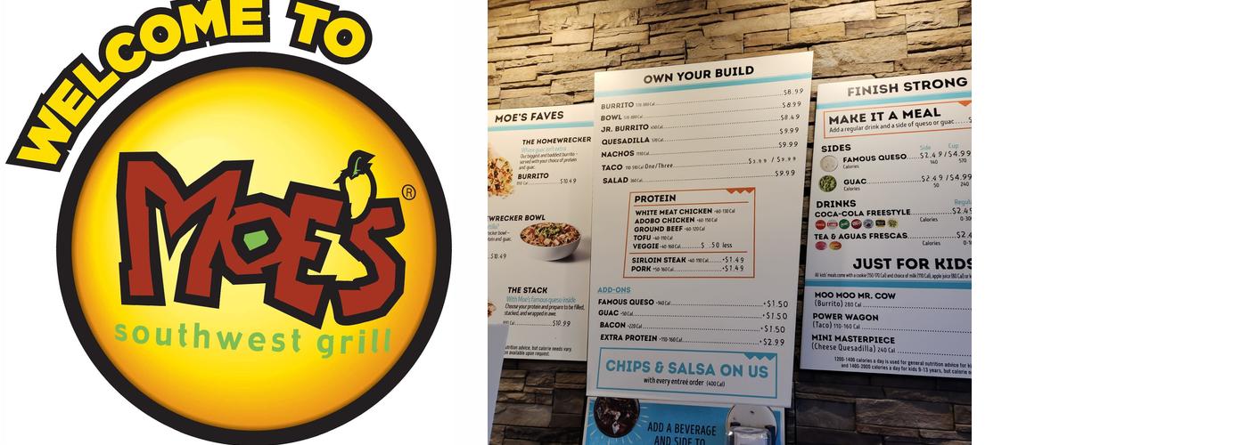 Moe's Southwest Grill Menu