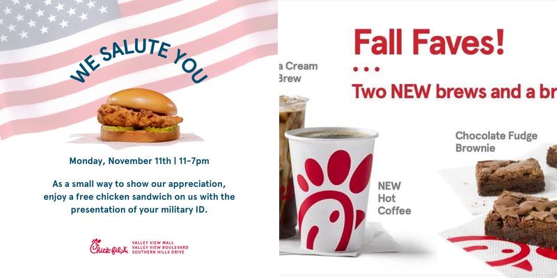 Chick-fil-A Menu