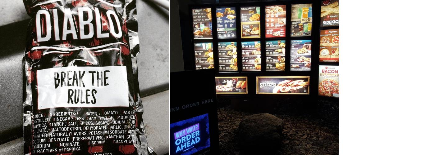 Taco Bell / Pizza Hut Menu