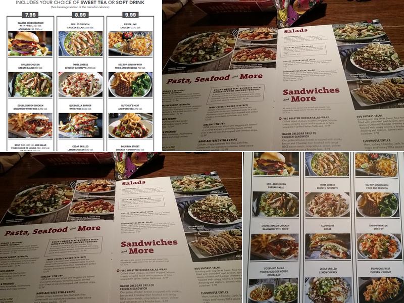 Applebee's Grill + Bar Menu