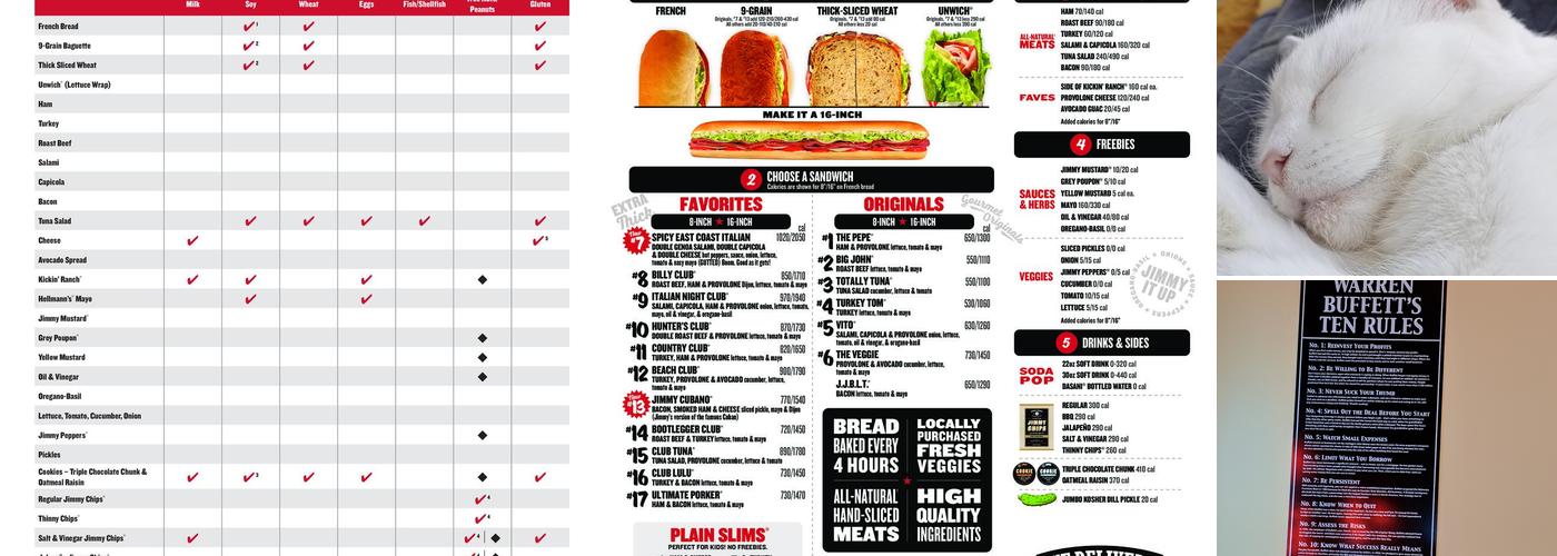 Jimmy John's Menu