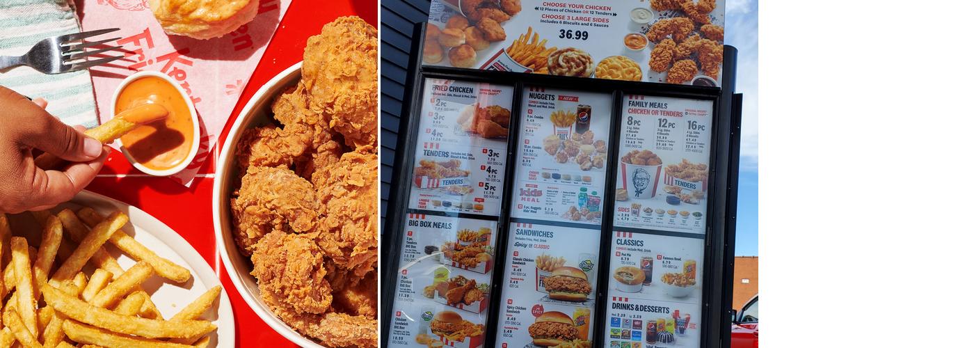 KFC Menu