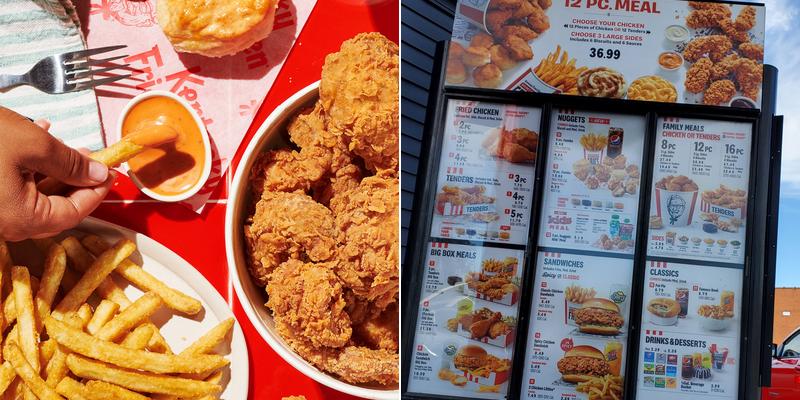 KFC Menu