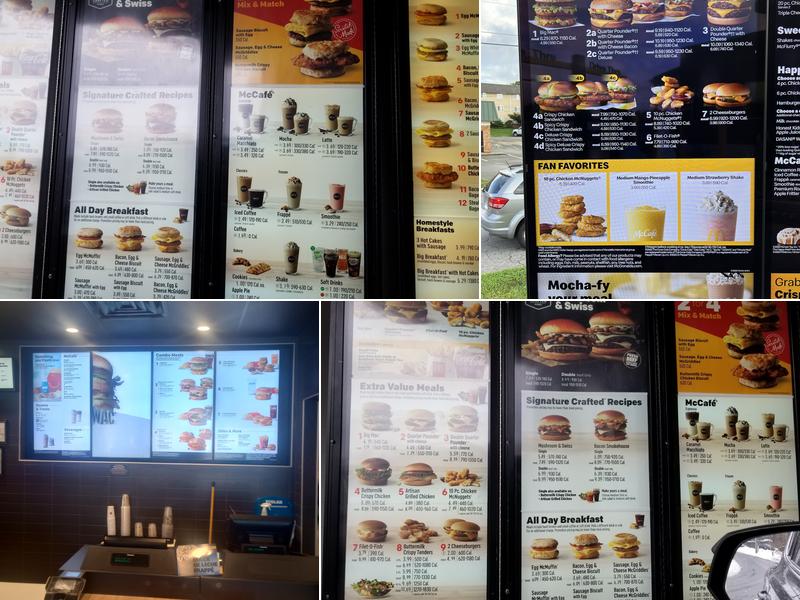 McDonald's Menu