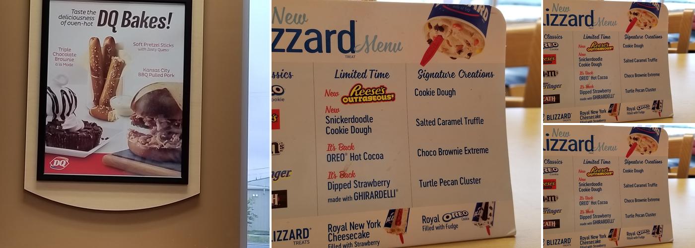 Dairy Queen Grill & Chill Menu