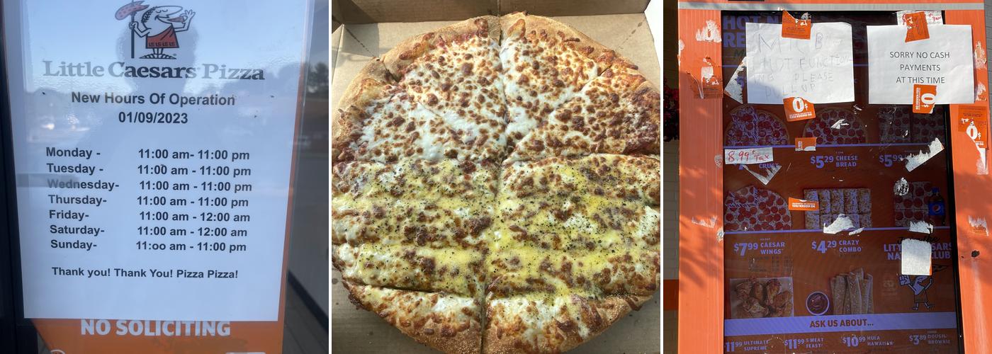 Little Caesars Pizza Menu