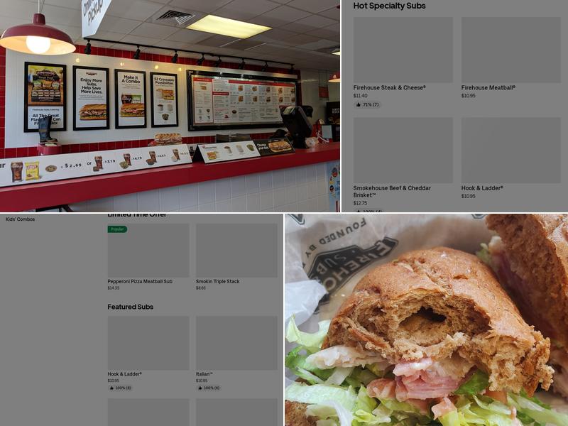 Firehouse Subs Keagy Rd. Menu