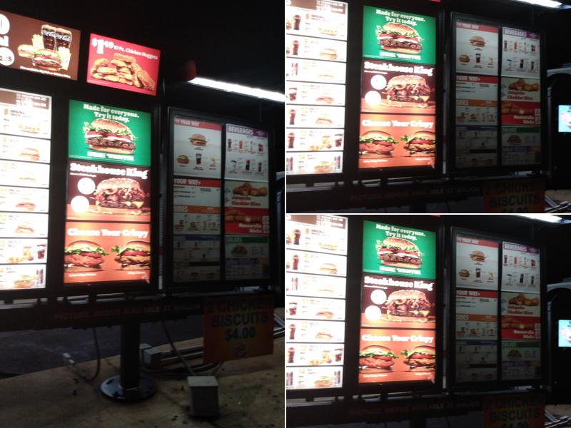 Burger King Menu
