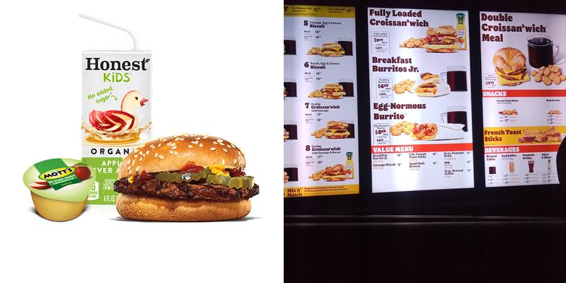 Burger King Menu