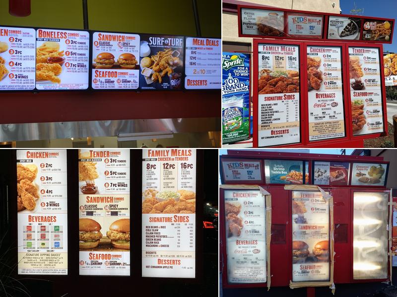 Popeyes Louisiana Kitchen Menu
